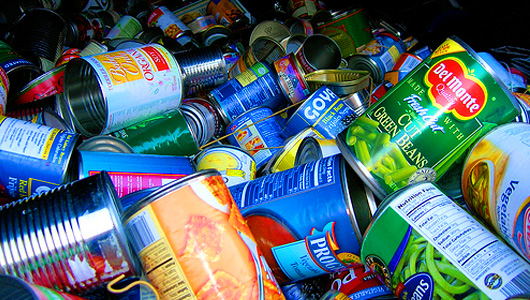 Canned goods can contain traces of BPA.